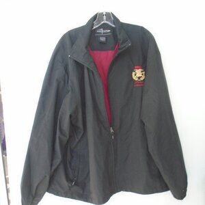 Page & Tuttle NRA Patron Member Nylon Windbreaker Jacket Size XXL Black